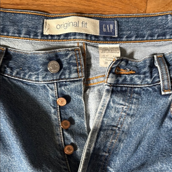 Vintage GAP Original Fit Denim Jeans with Button Fly - Picture 2 of 11